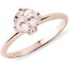 Nežný zásnubný prsteň z ružového zlata s morganitom KLENOTA K0696034 Nežný zásnubný prsteň z ružového zlata s morganitom KLENOTA K0696034