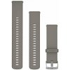 Garmin Silikónový remienok 22mm, Silver Grey, Quick Release, + predĺžená časť, 010-13406-10