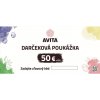 AVITA Darčeková poukážka v hodnote 50 € AVITA Darčeková poukážka v hodnote 50 €