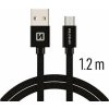 Swissten 71522201 USB - microUSB, 1,2m, černý Swissten 71522201 USB - microUSB, 1,2m, černý