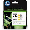 HP 3ED79A - originálna cartridge HP 712, žltá, 29ml HP 3ED79A - originálna cartridge HP 712, žltá, 29ml