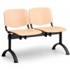 drevená lavica do čakární ISO Biedrax LC9740 - čierne nohy