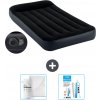 Intex Airbed - pre 1 osobu - 99 x 191 x 25 cm - modrá - vrátane čerpadla - pripevneného prestieradla a súpravy na opravu Intex Airbed - pre 1 osobu - 99 x 191 x 25 cm - modrá - vrátane čerpadla - pripevneného prestieradla a súpravy na opravu
