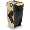 Sortibox Kôš na triedený odpad 35 l, 3 ks, čierna Sortibox Kôš na triedený odpad 35 l, 3 ks, čierna