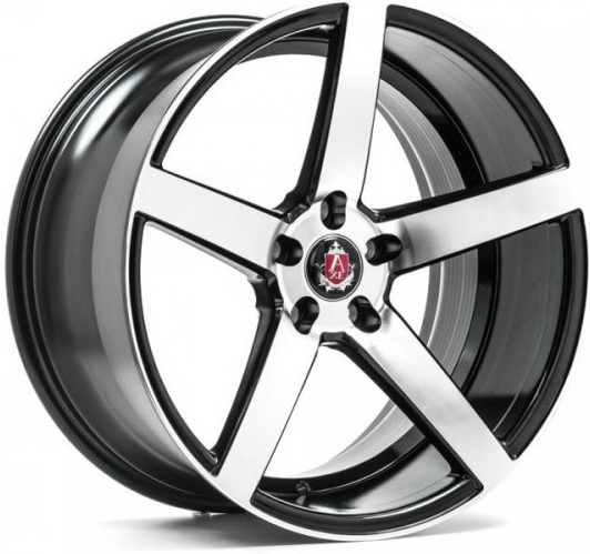 AXE EX18 9x20 5x130 ET38 gloss black polished