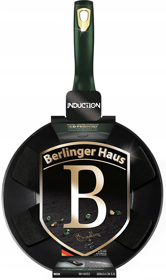 Berlinger Haus WOK panvica EMERALD COLLECTION BH/6053 28 cm