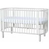 Detská postieľka Flexa - Baby pre bábätká 140x70 cm biela masívne bukové drevo Detská postieľka Flexa - Baby pre bábätká 140x70 cm biela masívne bukové drevo