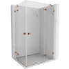 Mexen Lunar Duo sprchovací kút s dvojitými dverami pravý 115 x 70 cm, transparentný, ružové zlato - 834-115P-070L-60-00 Mexen Lunar Duo sprchovací kút s dvojitými dverami pravý 115 x 70 cm, transparentný, ružové zlato - 834-115P-070L-60-00