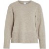 Vila Svetre Primia Knit - Natural Melange Béžová Vila Svetre Primia Knit - Natural Melange Béžová