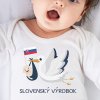 Detské body s potlačou Slovenský výrobok Biela 6-12m Detské body s potlačou Slovenský výrobok Biela 6-12m