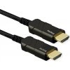 Kábel HDMI M/M 30m, Ultra High Speed+Eth, 8K@60Hz, HDMI 2.1, čierny, jednosmerný, aktívny, optický Kábel HDMI M/M 30m, Ultra High Speed+Eth, 8K@60Hz, HDMI 2.1, čierny, jednosmerný, aktívny, optický