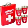 Ploskačka Emergency Backup + 4 poháriky Ploskačka Emergency Backup + 4 poháriky