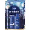 Nivea Nourishing Moments of Joy Nivea Creme Care upokojujúci sprchový gél 250 ml + NIVEA Body Milk výživné telové mlieko 250 ml kozmetická sada Nivea Nourishing Moments of Joy Nivea Creme Care upokojujúci sprchový gél 250 ml + NIVEA Body Milk výživné telové mlieko 250 ml kozmetická sada
