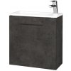 Dreja Skrinka pod umývadlo HOST SZD 50 - D16 Tmavý betón / Úchytka T06 / D16 Tmavý betón / Pravé Dreja Skrinka pod umývadlo HOST SZD 50 - D16 Tmavý betón / Úchytka T06 / D16 Tmavý betón / Pravé
