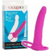 CalExotics Dual Penetrator silikónové dildo s krúžkom na penis PINK CalExotics Dual Penetrator silikónové dildo s krúžkom na penis PINK