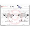Sada brzdových platničiek, vždy 4 kusy v sade BREMBO P 85 102 (P85102) Sada brzdových platničiek, vždy 4 kusy v sade BREMBO P 85 102 (P85102)