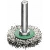 Lessmann 411342 | Rotačná kefa so stopkou priemer 6 mm nehrdzavejúci drôt, zvlnený priemer 20x4 / 0,20 nerezový drôt, zvlnený Lessmann 411342 | Rotačná kefa so stopkou priemer 6 mm nehrdzavejúci drôt, zvlnený priemer 20x4 / 0,20 nerezový drôt, zvlnený