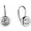Strieborné náušnice visiace so zirkónom 11548.1 crystal Strieborné náušnice visiace so zirkónom 11548.1 crystal