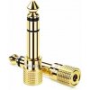 Adaptér UGREEN Jack 3,5 mm - Jack 6,3 mm, zlatý Adaptér UGREEN Jack 3,5 mm - Jack 6,3 mm, zlatý