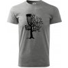 Disc golf pozor strom - Klasické pánske tričko vyššej gramáže - XS ( Tmavosivý melír ) Disc golf pozor strom - Klasické pánske tričko vyššej gramáže - XS ( Tmavosivý melír )