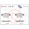 Sada brzdových platničiek, vždy 4 kusy v sade BREMBO P 85 107 (P85107)