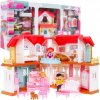 JOKO Detský rozkladací domček pre bábiky s nábytkom + svetlo + zvuk