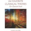 24 Favorite Classical Themes for Clarinet Duet (Mark Phillips)(Brožovaná) 24 Favorite Classical Themes for Clarinet Duet (Mark Phillips)(Brožovaná)