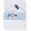 Interbaby OSUŠKA froté 100x100 MEDVEDÍK SPINKÁ bielo-modrá Interbaby OSUŠKA froté 100x100 MEDVEDÍK SPINKÁ bielo-modrá