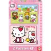 Detské puzzle Hello Kitty Educa 2x20 dielov 14219 farebné Detské puzzle Hello Kitty Educa 2x20 dielov 14219 farebné