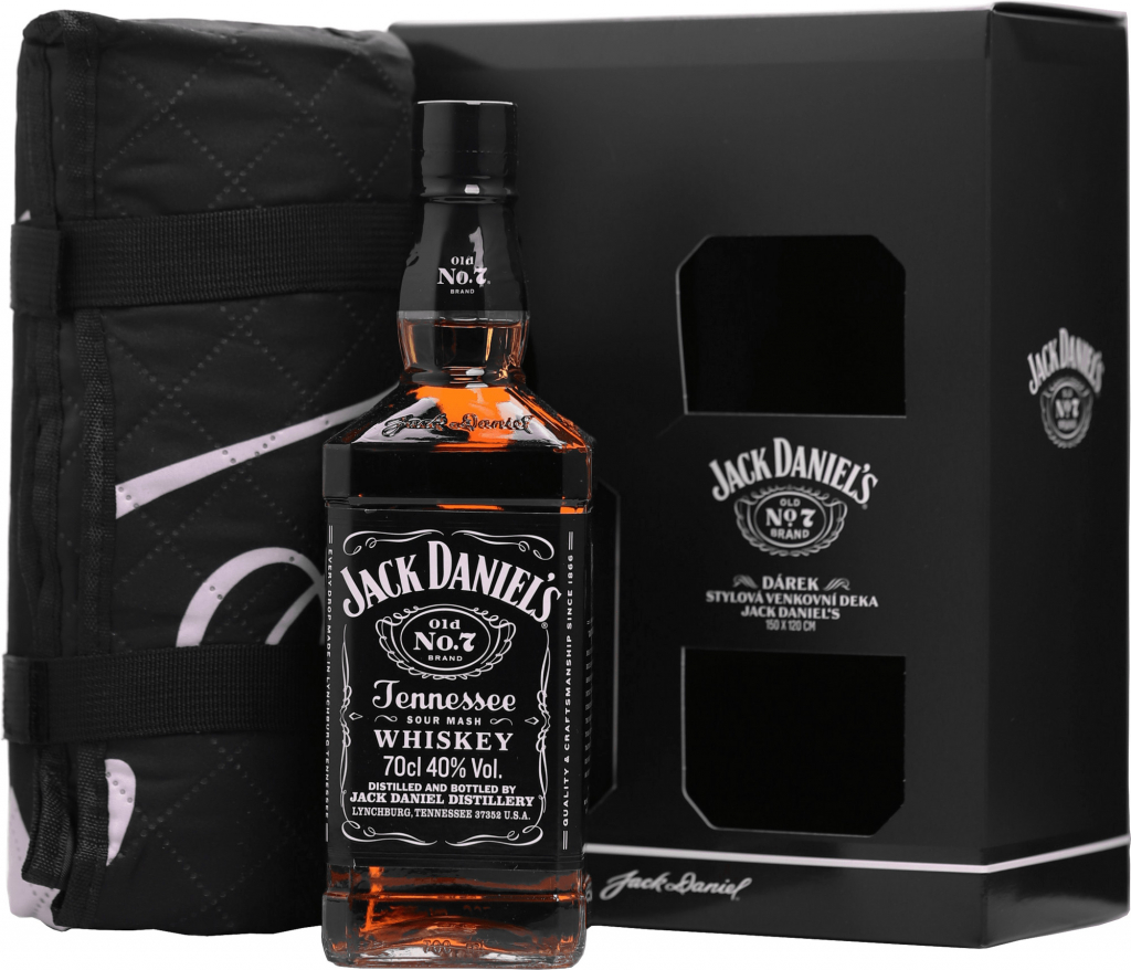 Jack Daniel\'s 40% 0,7 l (darčekové balenie deka)