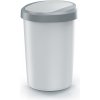 Prosperplast Odpadkový koš COMPACTO 40 L popelavý/světle šedý