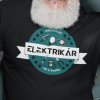 Tričko s potlačou ORIGINÁLNY ELEKTRIKÁR Pánsky Čierna XL Tričko s potlačou ORIGINÁLNY ELEKTRIKÁR Pánsky Čierna XL