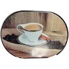 Plastové prestieranie Šálka coffee 39x28cm 1ks Plastové prestieranie Šálka coffee 39x28cm 1ks