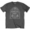 Green Day Stained Glass Arch Charcoal Grey M Tričko Green Day Stained Glass Arch Charcoal Grey M Tričko