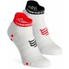 Compressport Pro Racing Socks v4.0 UL Run Low white fluo red black