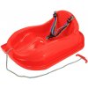 Plastové sánky s operadlom Baby Mix MINI červené Plastové sánky s operadlom Baby Mix MINI červené