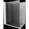 MEXEN/S - Velar Sprchová zástena posuvná Walk-in 140 x 200, grafit 8 mm, grafit metal 871-140-000-43-95 MEXEN/S - Velar Sprchová zástena posuvná Walk-in 140 x 200, grafit 8 mm, grafit metal 871-140-000-43-95