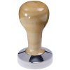 Buna café tamper, javor, lak, 58.55 mm, nerez lesk, plochý Buna café tamper, javor, lak, 58.55 mm, nerez lesk, plochý