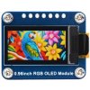 Waveshare 0.96inch RGB OLED Display Module, 64×128 Resolution, 65K Colors, SPI Interface Waveshare 0.96inch RGB OLED Display Module, 64×128 Resolution, 65K Colors, SPI Interface