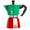 Turistický kávovar Bialetti Moka Express Italia 6TZ - grn/red Turistický kávovar Bialetti Moka Express Italia 6TZ - grn/red