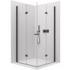 CERANO - Sprchovací kút Volpe Duo Ľ/P - 6 mm - čierna matná, transparentné sklo - 110x90x190 cm - zalamovacia CERANO - Sprchovací kút Volpe Duo Ľ/P - 6 mm - čierna matná, transparentné sklo - 110x90x190 cm - zalamovacia