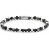 Rebel & Rose Dámsky náramok Shiny Night 4 mm RR-40041-S-S Rebel & Rose Dámsky náramok Shiny Night 4 mm RR-40041-S-S