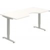 Pracovný stôl Motion Ergo, ZO, 2S, 180x70,5-120,5x90 cm, biela/sivá Pracovný stôl Motion Ergo, ZO, 2S, 180x70,5-120,5x90 cm, biela/sivá