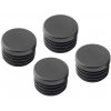 Walteco Zátka priemer 30 mm čierna 4 ks 85114