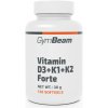 GYM BEAM GymBeam Vitamín D3+K1+K2 Forte 120 kapsúl GYM BEAM GymBeam Vitamín D3+K1+K2 Forte 120 kapsúl