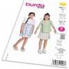 Strih Burda 9226 - Naberané dievčenské šaty, empírové šaty, blúzka Strih Burda 9226 - Naberané dievčenské šaty, empírové šaty, blúzka