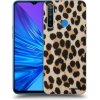Picasee silikónový čierny obal pre Realme 5 - Brown Tiger Picasee silikónový čierny obal pre Realme 5 - Brown Tiger