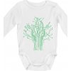 Tlačený spoj strom - Body dojčenské s dlhým rukávom - Dlhý r. do 3 mes ( Biela ) Tlačený spoj strom - Body dojčenské s dlhým rukávom - Dlhý r. do 3 mes ( Biela )