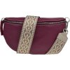 NovaKabelka.sk Reni Grande Bordo s prídavným popruhom kožená talianska crossbody kabelka bordo NovaKabelka.sk Reni Grande Bordo s prídavným popruhom kožená talianska crossbody kabelka bordo