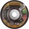 Rhodius 210611 | Brúsny kotúč 125 x 7 x 22,23 mm, vypuklý, RS580 EXTENDED Rhodius 210611 | Brúsny kotúč 125 x 7 x 22,23 mm, vypuklý, RS580 EXTENDED